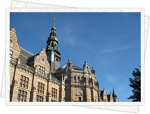 スウェーデンの街並みの画像